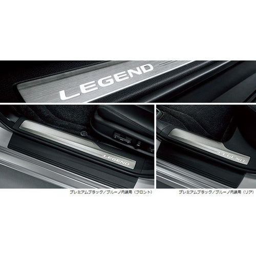 [NEW] JDM Honda LEGEND KC2 LED Scuff Plate Black Interior Genuine OEM