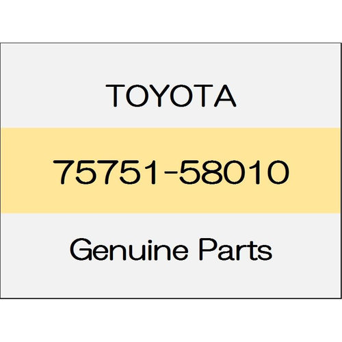 [NEW] JDM TOYOTA ALPHARD H3# Front door window frame molding Front (R) ~ 1701 75751-58010 GENUINE OEM