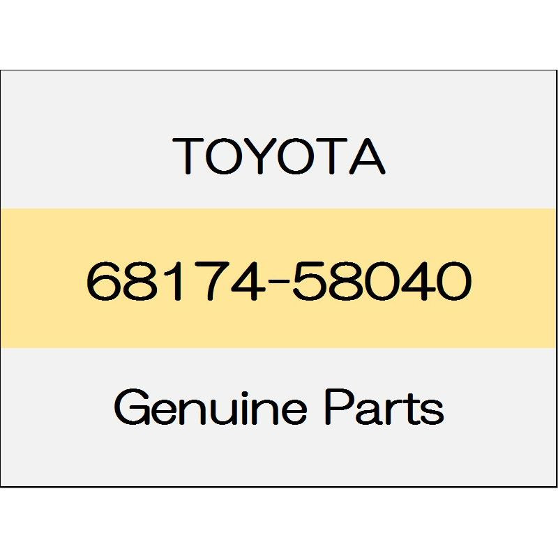 [NEW] JDM TOYOTA ALPHARD H3# Rear door glass weather strip inner (L) 1801 ~ 68174-58040 GENUINE OEM