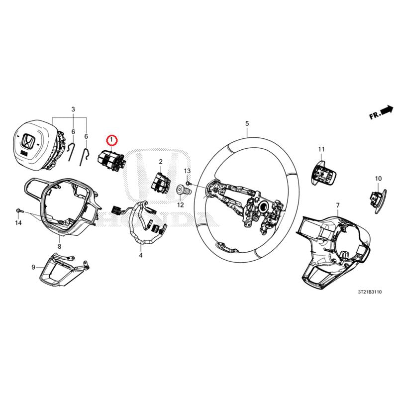[NEW] JDM HONDA STEP WGN e:HEV RP8 2022 Steering Wheel GENUINE OEM