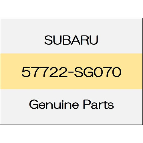 [NEW] JDM SUBARU LEVORG VM License plate bracket 57722-SG070 GENUINE OEM