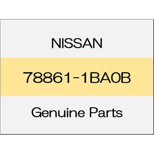 [NEW] JDM NISSAN SKYLINE CROSSOVER J50 Fillet rear molding (L) 78861-1BA0B GENUINE OEM