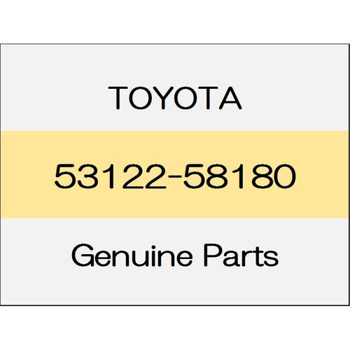 [NEW] JDM TOYOTA ALPHARD H3# Radiator grille finish plate (L) Mu intelligent clearance sonar 53122-58180 GENUINE OEM