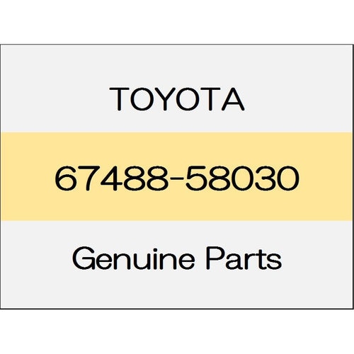 [NEW] JDM TOYOTA ALPHARD H3# Riad Aliya guide bracket garnish (L) ~ 1801 67488-58030 GENUINE OEM