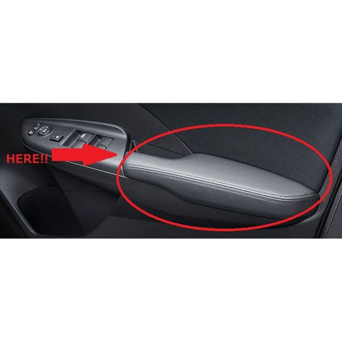 [NEW] JDM Honda Fit GK Door Armrest Pad Leather shell / black Genuine OEM