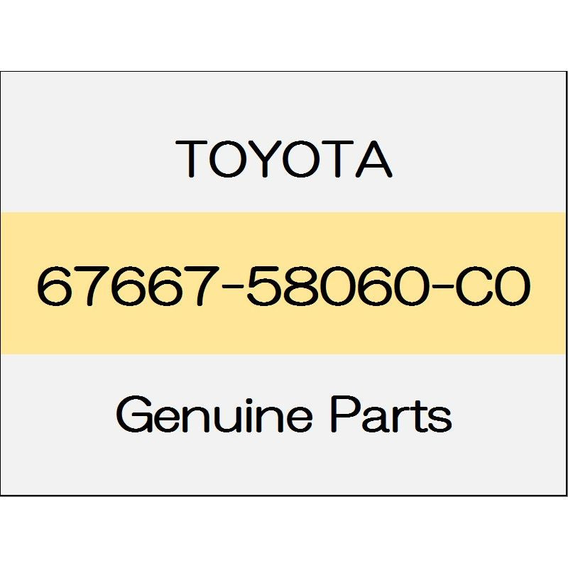 [NEW] JDM TOYOTA ALPHARD H3# Sliding door window garnish (R) 67667-58060-C0 GENUINE OEM