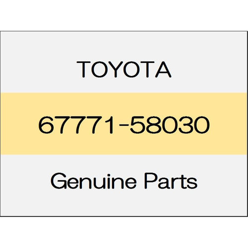 [NEW] JDM TOYOTA ALPHARD H3# Front door scuff plate retainer 67771-58030 GENUINE OEM