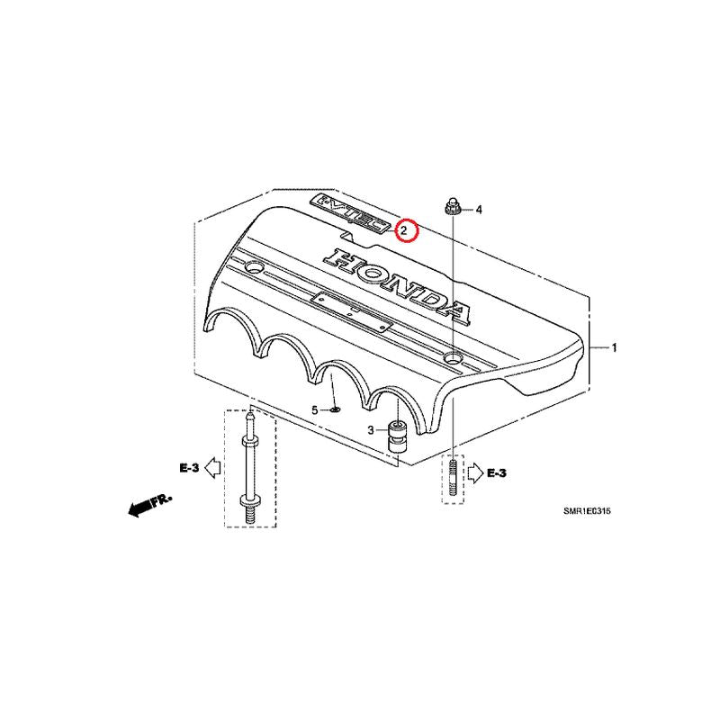 [NEW] JDM HONDA CIVIC FN2 2009 Engine Cover GENUINE OEM