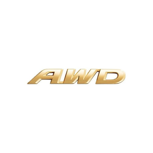 [NEW] JDM Honda VEZEL RU Gold Emblem AWD Genuine OEM