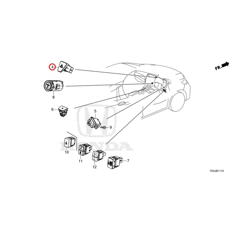 [NEW] JDM HONDA SHUTTLE GP7 2021 Switches GENUINE OEM