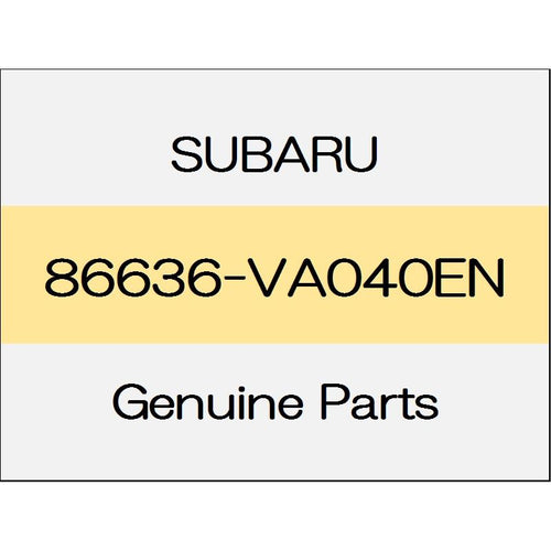 [NEW] JDM SUBARU LEVORG VM Lamp washer nozzle cover Assy (R) body color code (61K) 86636-VA040EN GENUINE OEM