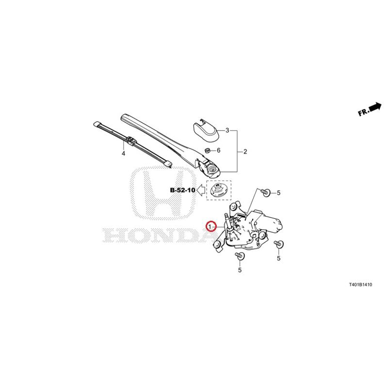 [NEW] JDM HONDA CIVIC FL5 2023 Rear Windshield Wiper GENUINE OEM