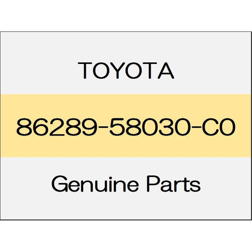 [NEW] JDM TOYOTA ALPHARD H3# Speaker grill plate with a genuine car navigation system 86289-58030-C0 GENUINE OEM