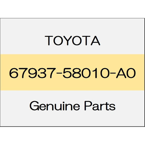 [NEW] JDM TOYOTA ALPHARD H3# Back door side garnish (R) trim code (01) 67937-58010-A0 GENUINE OEM