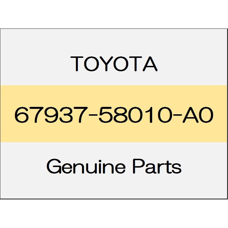 [NEW] JDM TOYOTA ALPHARD H3# Back door side garnish (R) trim code (01) 67937-58010-A0 GENUINE OEM