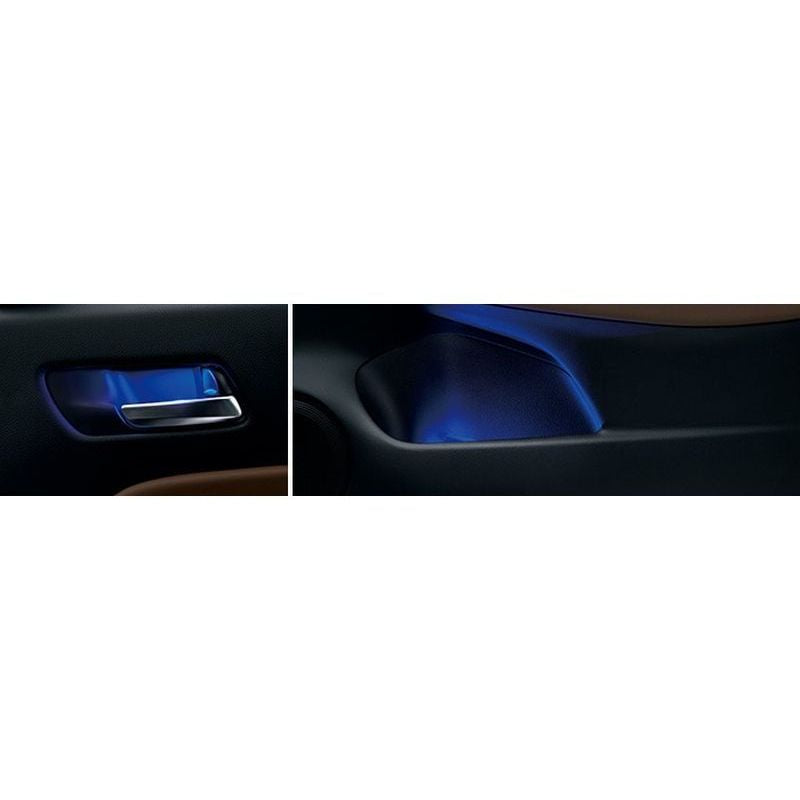[NEW] JDM Honda Fit GR Inner Door Handle & Door Pocket Illumination LED Blue OEM