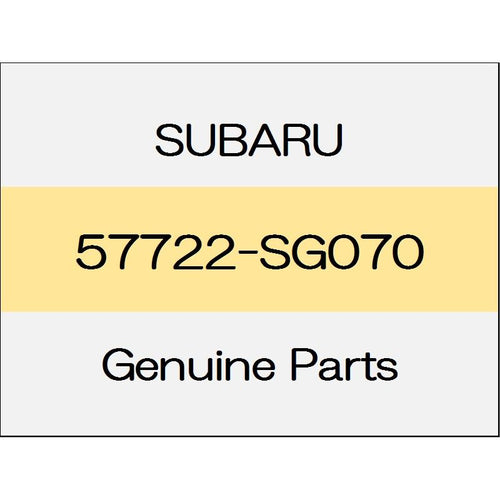 [NEW] JDM SUBARU WRX STI VA License plate bracket 57722-SG070 GENUINE OEM