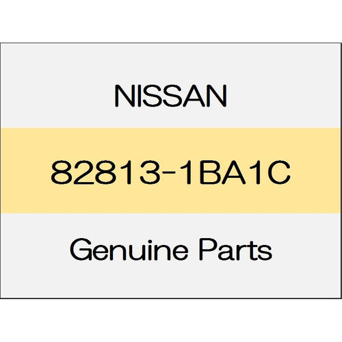 [NEW] JDM NISSAN SKYLINE CROSSOVER J50 Rear door out side tape (L) 82813-1BA1C GENUINE OEM
