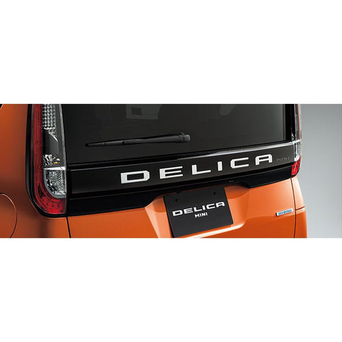 [NEW] JDM Mitsubishi DELICA MINI B3#A Tailgate Emblem White Genuine OEM