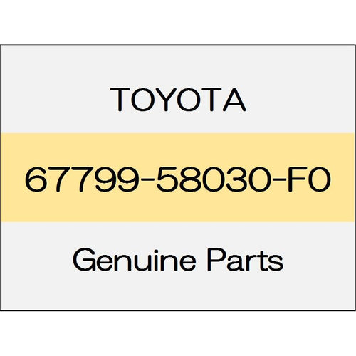 [NEW] JDM TOYOTA ALPHARD H3# Door trim ornament base rear (L) ~ 1801 standard-based Executive Lounge 67799-58030-F0 GENUINE OEM