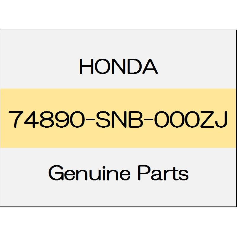 [NEW] JDM HONDA CIVIC TYPE R FD2 Rear license garnish Assy genuine car navigation no body color code (NH624P) 74890-SNB-000ZJ GENUINE OEM