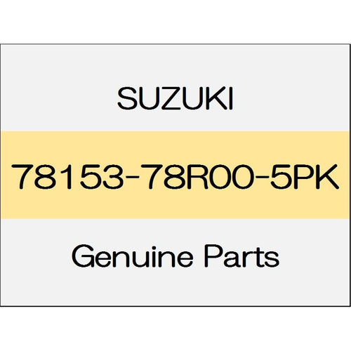 [NEW] JDM SUZUKI JIMNY JB64 Roof molding the rear cap (two-tone roof only) (L) 78153-78R00-5PK GENUINE OEM