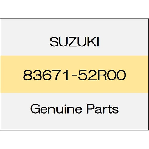 [NEW] JDM SUZUKI SWIFT SPORTS ZC33 The rear door glass run (R) 83671-52R00 GENUINE OEM