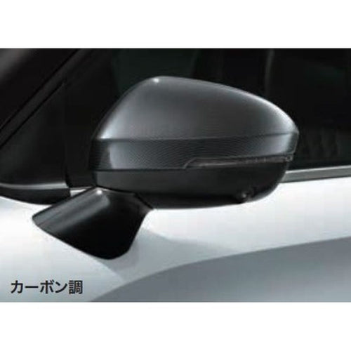[NEW] JDM Mitsubishi OUTLANDER PHEV GN0W Mirror Cover Carbon Style Genuine OEM