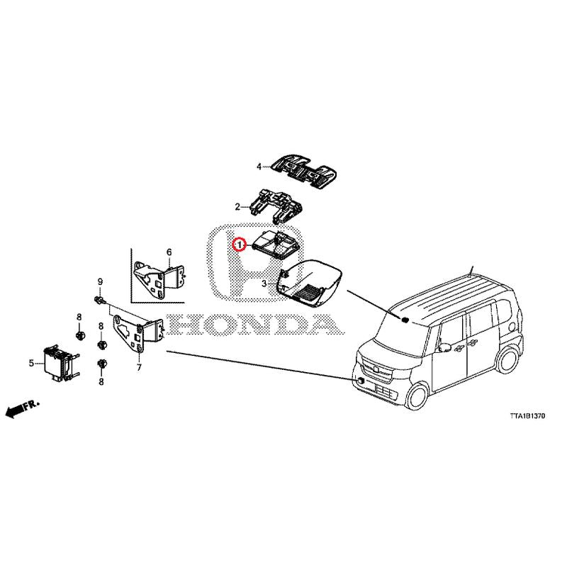 [NEW] JDM HONDA N-BOX CUSTOM JF3 2021 Radar GENUINE OEM