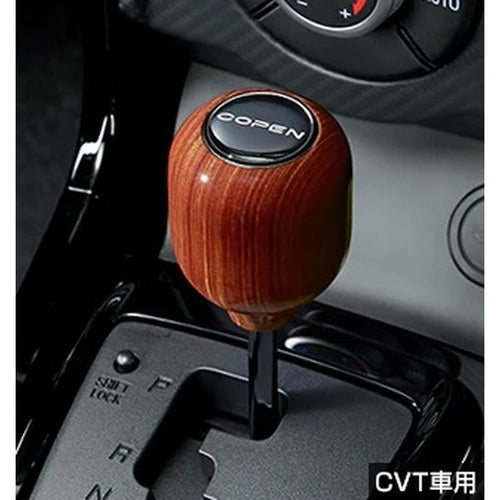 [NEW] JDM Toyota Daihatsu COPEN LA400K Shift Knob Wood-like CVT Genuine OEM