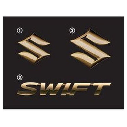 [NEW] JDM Suzuki SWIFT ZC/ZD #3S Gold Emblem Genuine OEM