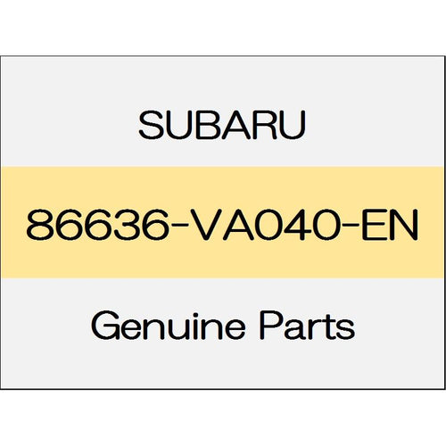 [NEW] JDM SUBARU WRX S4 VA Lamp washer nozzle cover Assy (R) body color code (61K) 86636-VA040-EN GENUINE OEM