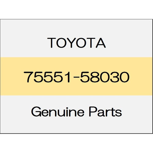 [NEW] JDM TOYOTA ALPHARD H3# Roof drip side finish molding Front (R) 75551-58030 GENUINE OEM