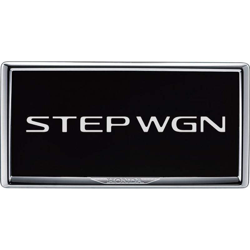 [NEW] JDM Honda STEP WGN RP6/7/8 License Frame Plating Type For Rear Genuine OEM