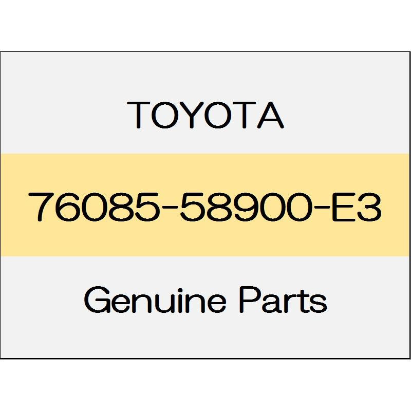 [NEW] JDM TOYOTA ALPHARD H3# Rear spoiler body color code (4X7) 76085-58900-E3 GENUINE OEM