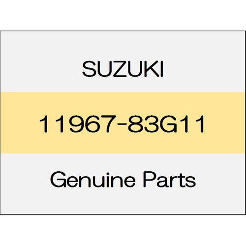 [NEW] JDM SUZUKI SWIFT SPORTS ZC33 Tay abolition Yutsu gas label 11967-83G11 GENUINE OEM