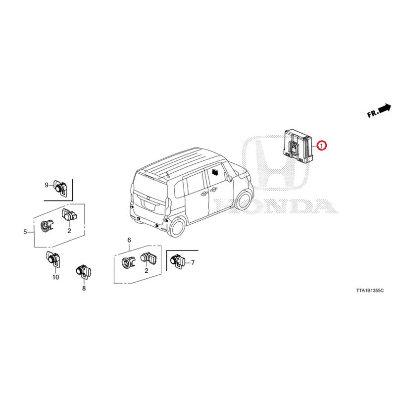 [NEW] JDM HONDA N-BOX CUSTOM JF3 2021 Parking Sensor GENUINE OEM
