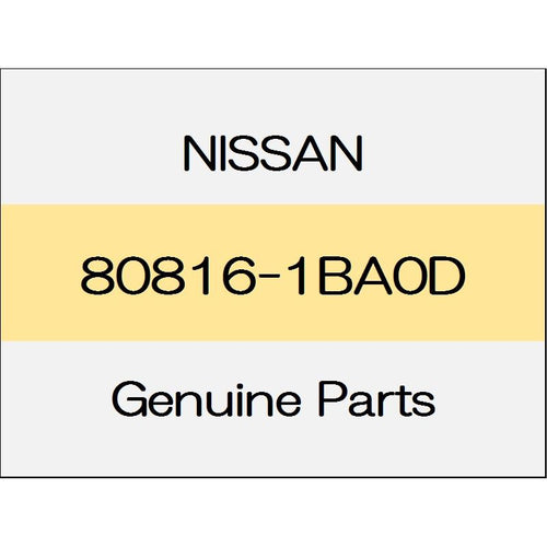 [NEW] JDM NISSAN SKYLINE CROSSOVER J50 Front door sash front tape (R) 80816-1BA0D GENUINE OEM