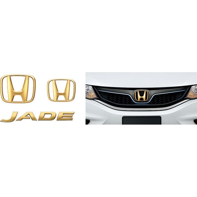[NEW] JDM Honda JADE FR Gold Emblem Genuine OEM
