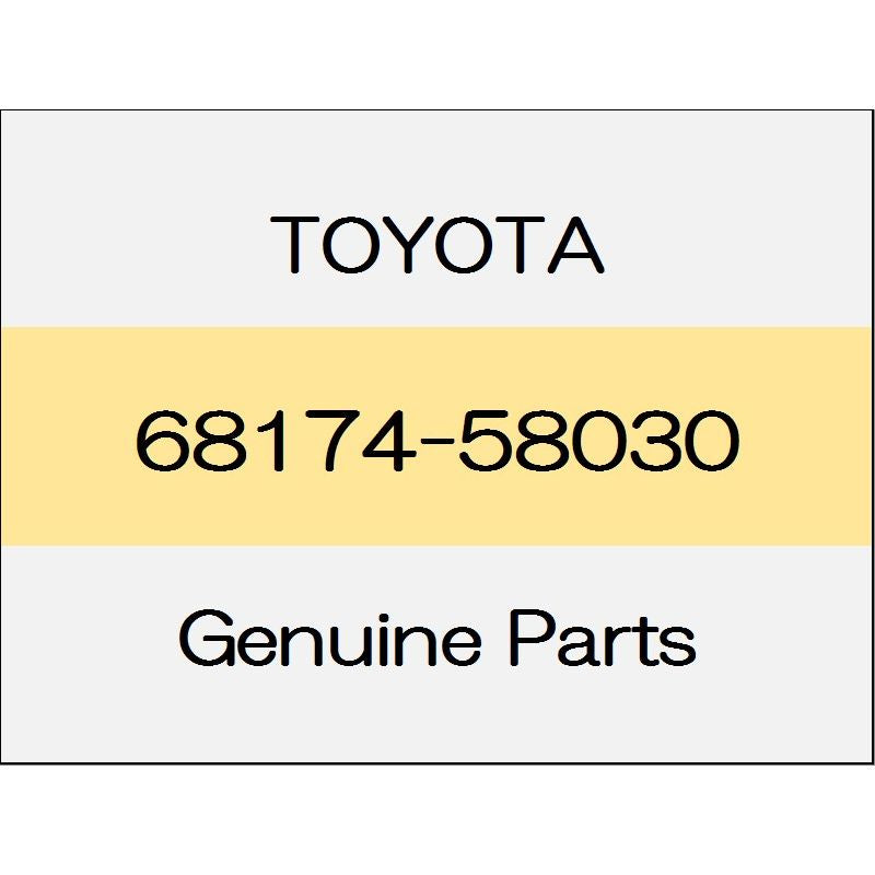 [NEW] JDM TOYOTA ALPHARD H3# Rear door glass weather strip inner (L) ~ 1801 68174-58030 GENUINE OEM