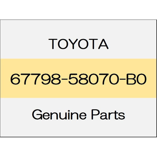 [NEW] JDM TOYOTA ALPHARD H3# Door trim ornament base rear (R) 1801 ~ aero system Executive Lounge S 67798-58070-B0 GENUINE OEM