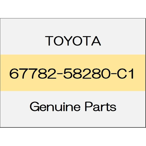 [NEW] JDM TOYOTA ALPHARD H3# Front door trim ornament sub Assy (L) 1801 ~ trim code (21) 67782-58280-C1 GENUINE OEM