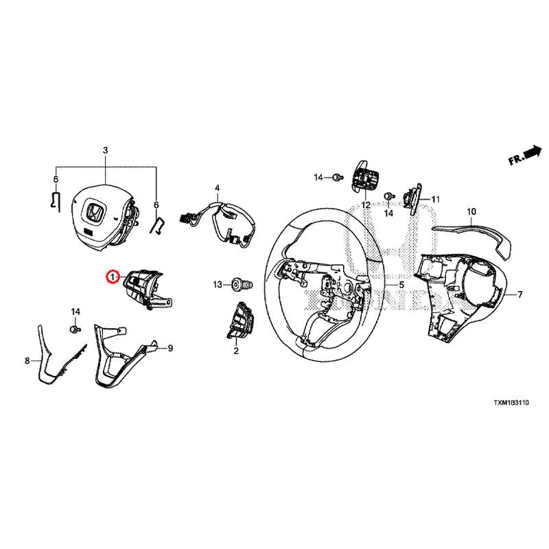 [NEW] JDM HONDA INSIGHT ZE4 2021 Steering Wheel (SRS) GENUINE OEM