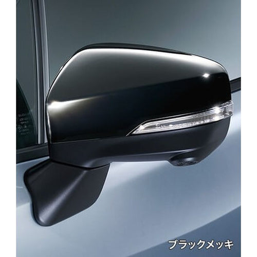 [NEW] JDM Subaru FORESTER SK Door Mirror Set Black Plating Genuine OEM