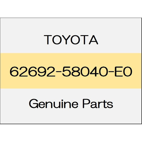 [NEW] JDM TOYOTA ALPHARD H3# Quota trim ornament (L) 1801 ~ Standard system G 62692-58040-E0 GENUINE OEM