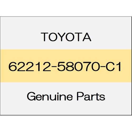 [NEW] JDM TOYOTA ALPHARD H3# The front pillar garnish (L) trim code (21) 7-passenger 1607 to 1801 black 62212-58070-C1 GENUINE OEM