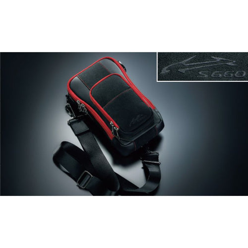 [NEW] JDM Honda S660 JW5 Seat Center Bag Black x Red Genuine OEM