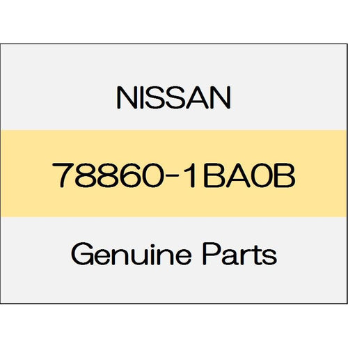 [NEW] JDM NISSAN SKYLINE CROSSOVER J50 Fillet rear molding (R) 78860-1BA0B GENUINE OEM