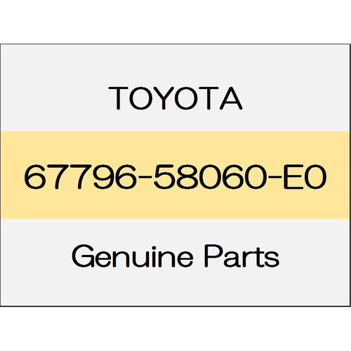 [NEW] JDM TOYOTA ALPHARD H3# Door trim ornament base front (L) 1801 ~ Standard system Executive Lounge 67796-58060-E0 GENUINE OEM