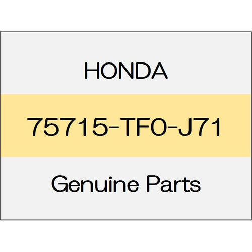 [NEW] JDM HONDA FIT GK Sticker, Fuel Consumption (H27 + 10%) 75715-TF0-J71 GENUINE OEM